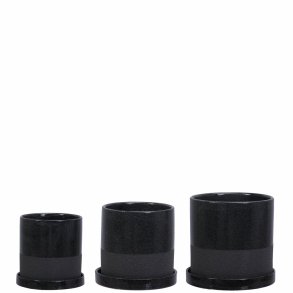 IVETA Potte i sort / gr