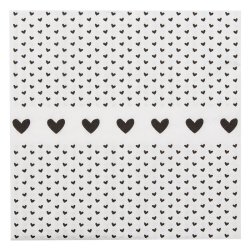 Servietter med hjerter