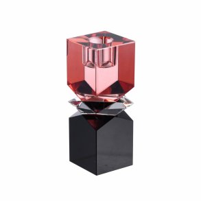 Treasure lysestage rosa/sort