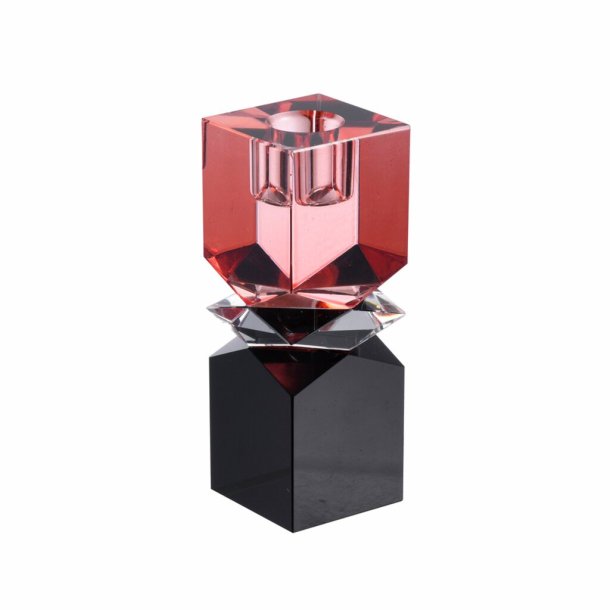 Treasure lysestage rosa/sort