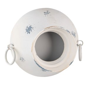 Clayre&Eef, Potte i metal til oph�ng, creme