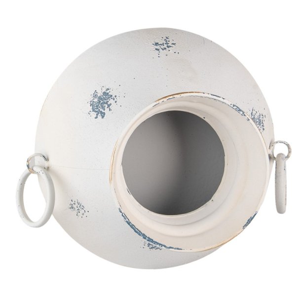 Clayre&Eef, Potte i metal til oph�ng, creme