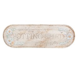 Clayre&eff, metalskilt, pottery