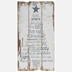 TRSKILT GRT M/ JULETEKST - IB LAURSEN