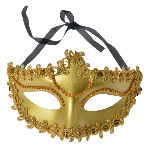 Venetian mask, guld